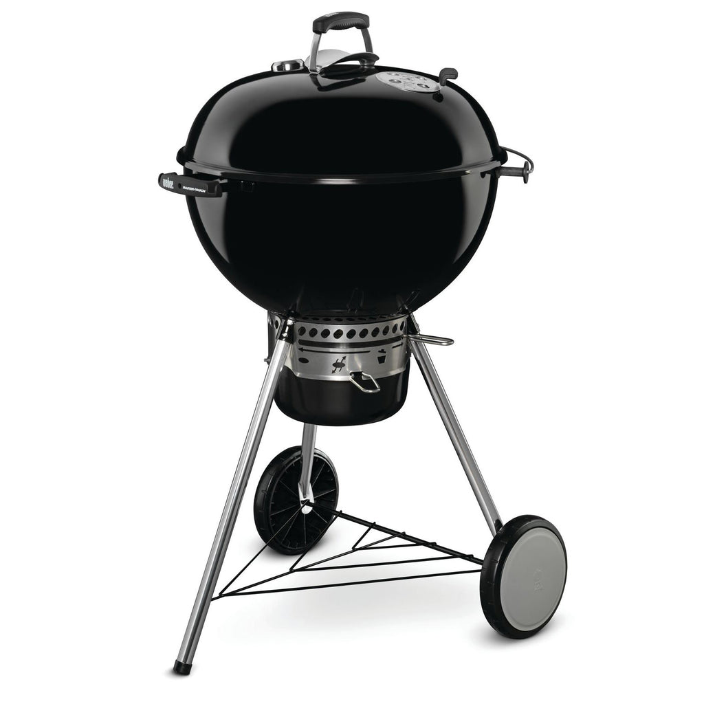 Weber Master Touch E-5750 57cm Charcoal BBQ - Black - Free Weber Rapidfire Chimney Charcoal Starter Set Included